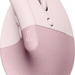 Logitech Lift Vertical Ergonomic Mouse Dark Rose