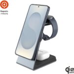 FIXED MagPowerstation Alu pre Samsung s podporou MagSafe Qi2.2 25 W + 5 W + 2 W space gray