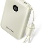 Vention 10000 mAh Power Bank (USB-C + USB-C/USB-C/USB-A) 22.5W Beige
