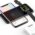 Swissten Wireless nabíjačka 2 v 1 čierna