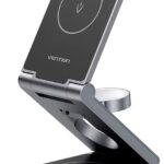 Vention 3in1 Wireless Folding MagCharger, Space Grey