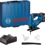 BOSCH Professional Priamočiara píla AKU GST 183-LI, pílový list T 111 C, kufor 0.601.5B7.022 (1× 4 Ah)